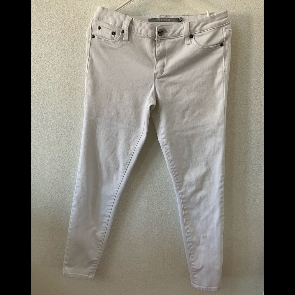 Tractr White Skinny Jeans